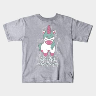 Sweet dream of Unicorn Kids T-Shirt